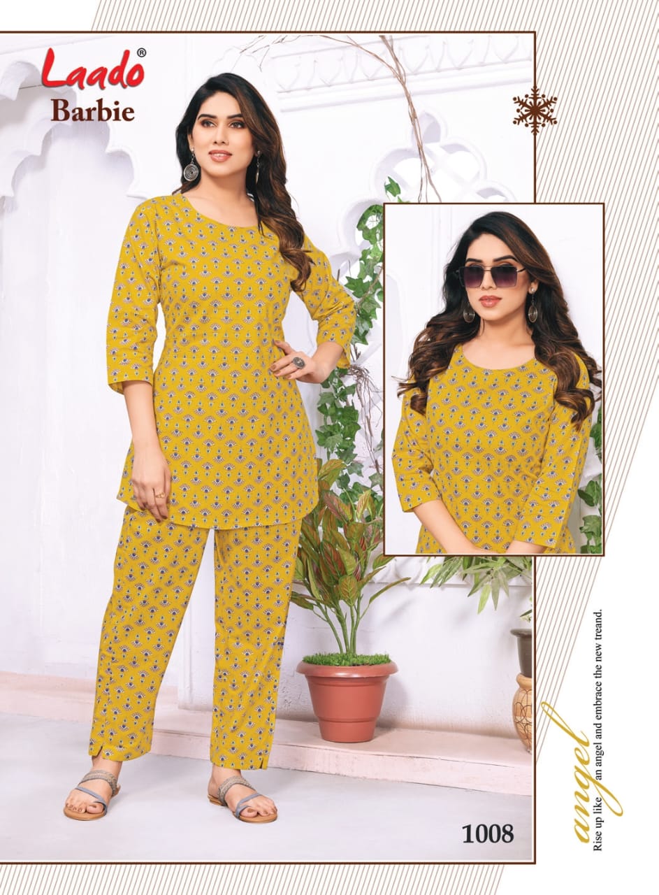 Laado Barbie Vol 1 Western Wear Co Ord Set Catalog
